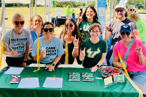 Faculty and staff at the Parkinson's Moving Day Tampa Bay Walk