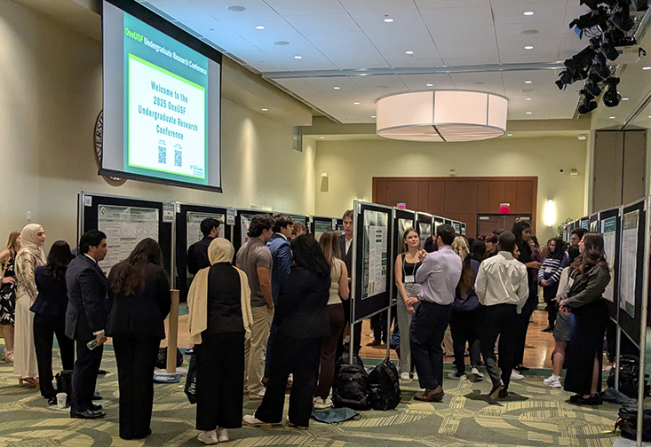 Students present at the conference