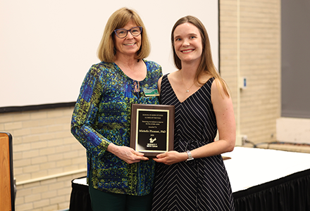 Michelle Pleasant and Lindsay Peterson