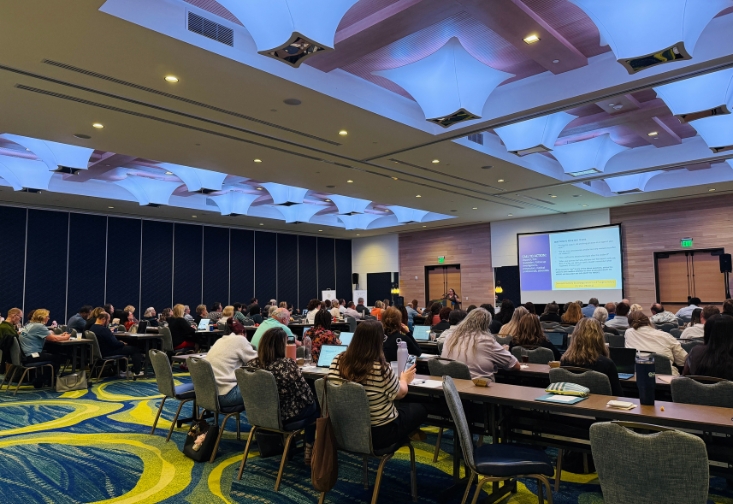 A wide shot of the RC4 conference 