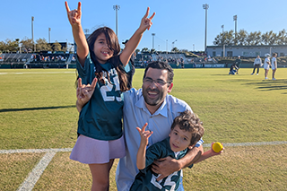 Santos and family