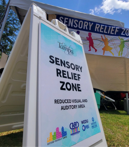 Sensory relief zone