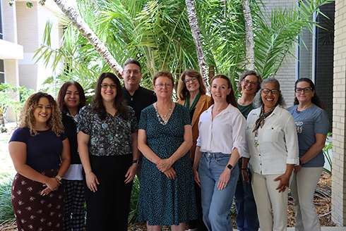 Luncheon attendees celebrating 10 years of service to USF.