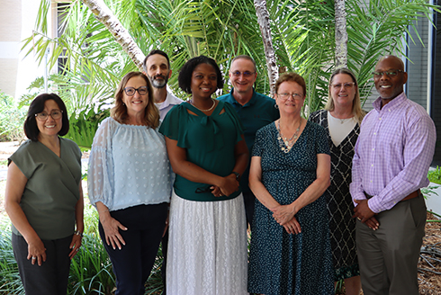 Luncheon attendees celebrating 20 years of service to USF.