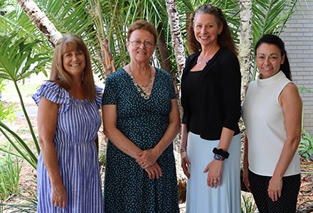 Luncheon attendees celebrating 25 years of service to USF.