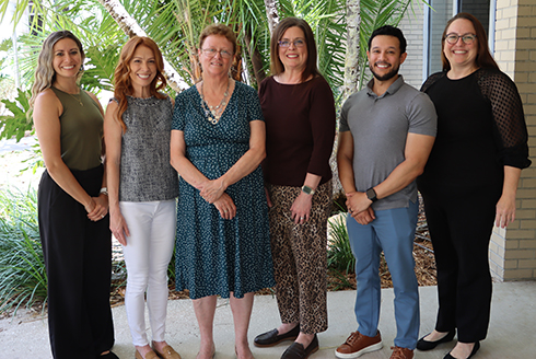 Luncheon attendees celebrating 5 years of service to USF.