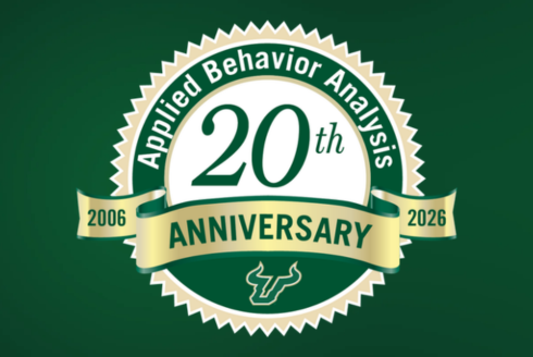 Applied Behavior Analysis 20th Anniversary graphic element 