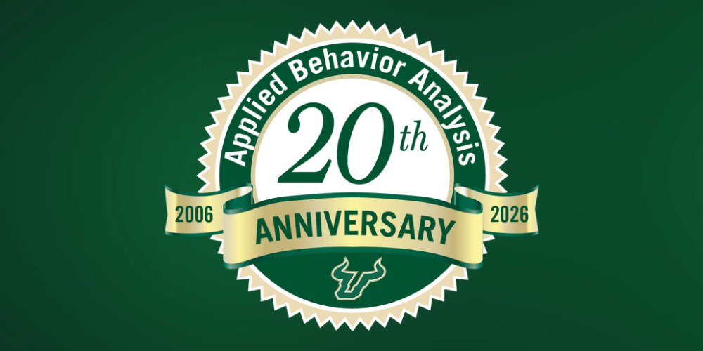 Applied Behavior Analysis 20th Anniversary graphic element