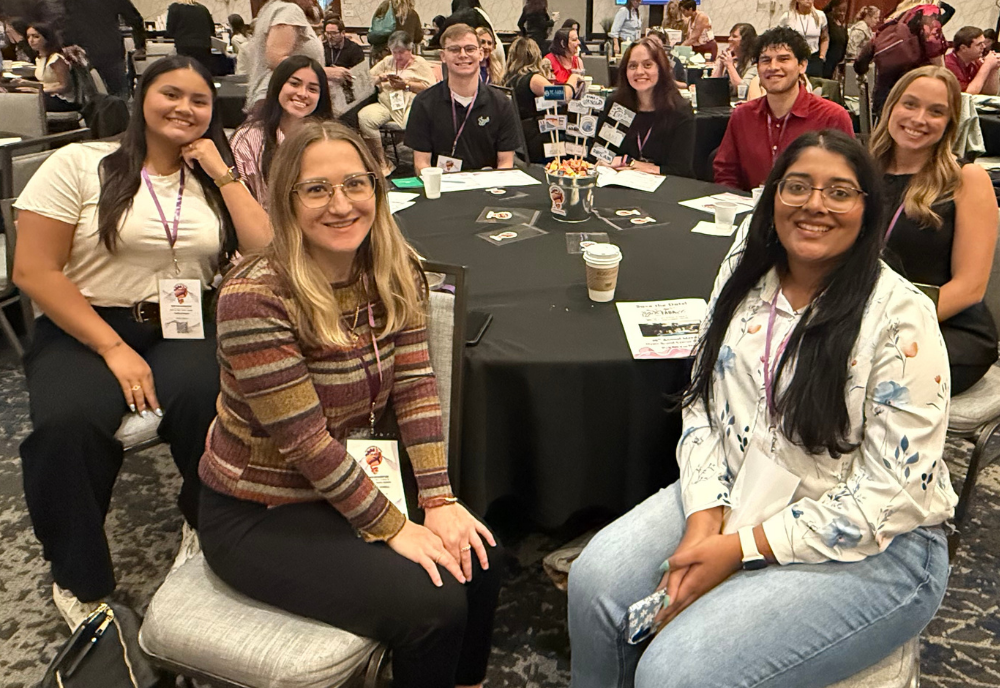 Graduate students in the Applied Behavior Analysis program attending the 2026 Florida Association for Behavior Analysis Conference on April 24.