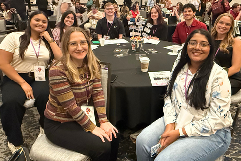 Graduate students in the Applied Behavior Analysis program attending the 2026 Florida Association for Behavior Analysis Conference on April 24. 