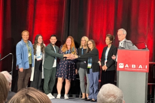 Ray Miltenberger and USF ABA faculty on stage