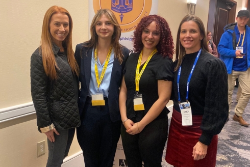 Colby Valentine, Macey Baker, Michelle Rivera, and Amber Oderinde