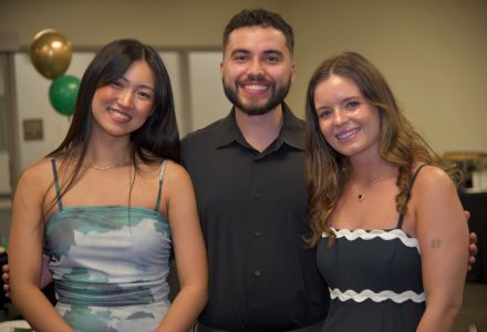 Elaina Hawkins, Christina Tapia and Lily Curwick.