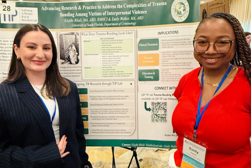 Klejdis Bilali and Emily Walker