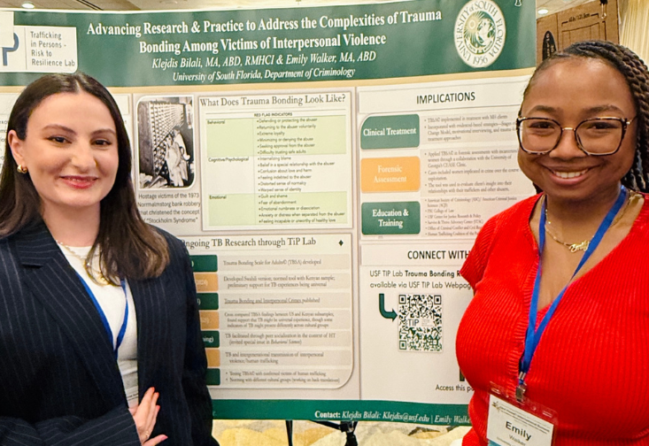 Klejdis Bilali and Emily Walker