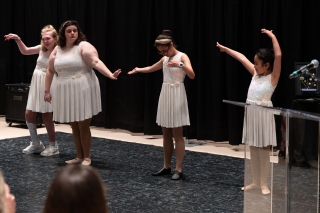 Dancers performing