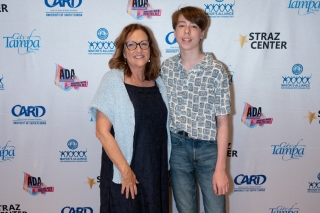 Christine Rover with Kameron Kendall