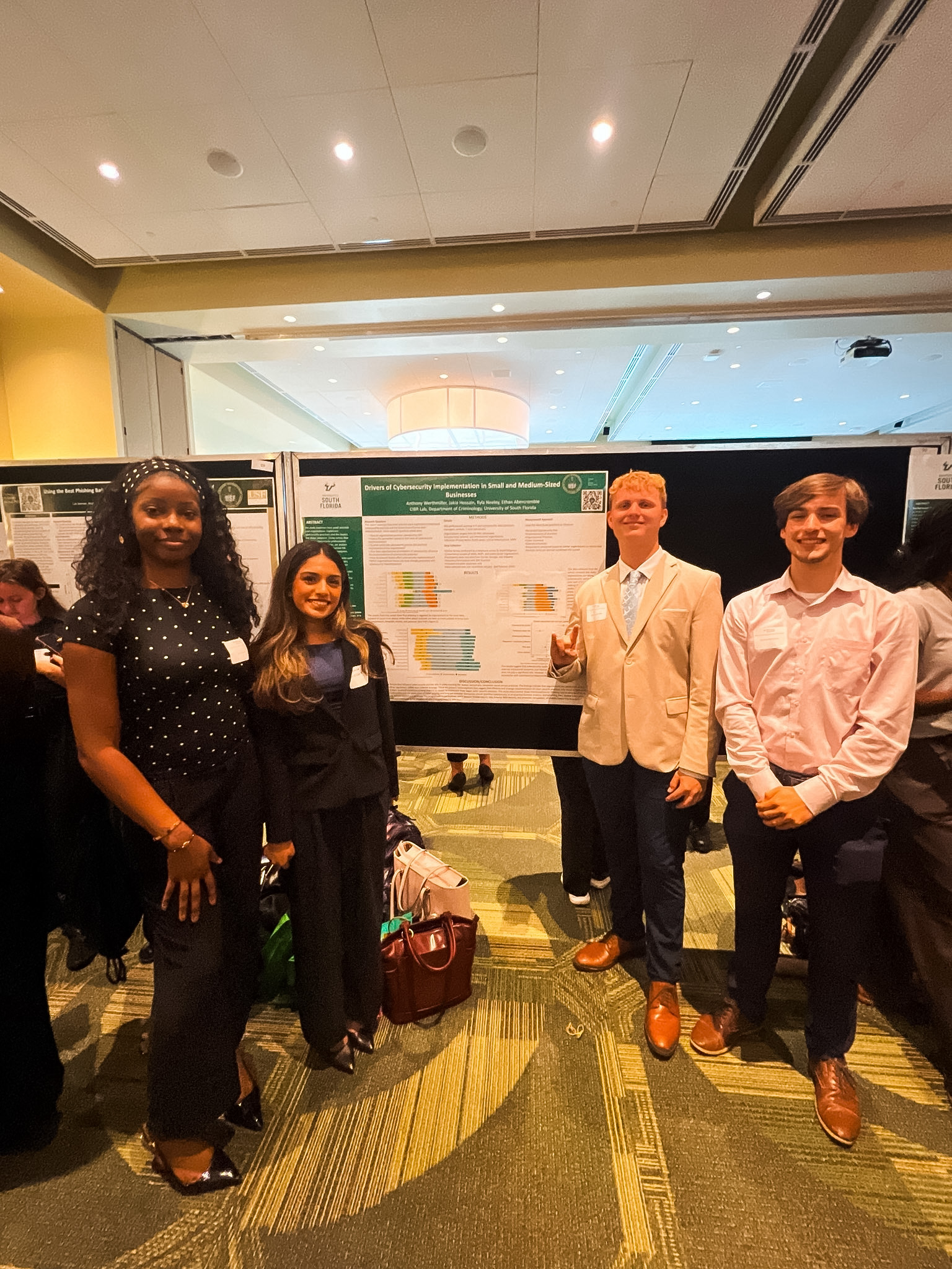 CIBR Lab students at the Undergraduate Research Conference