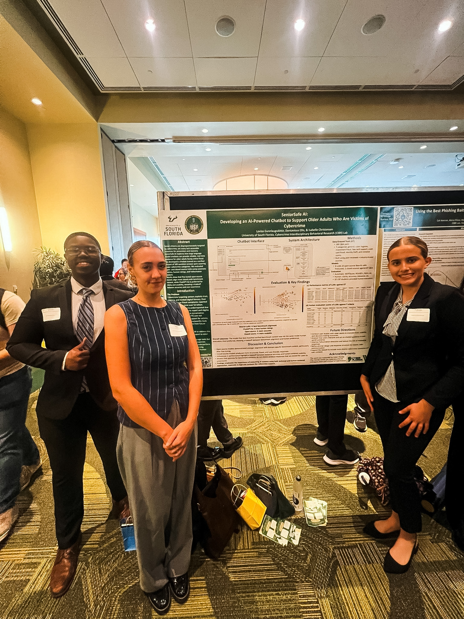 CIBR Lab students at the Undergraduate Research Conference