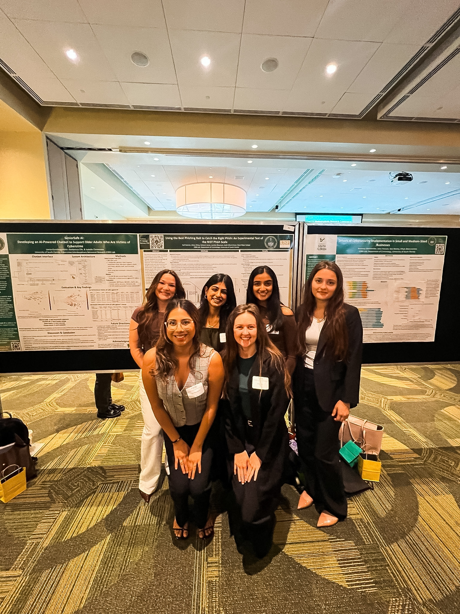 CIBR Lab students at the Undergraduate Research Conference