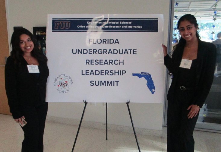 Sirinandini Amperayani and Sakshi Wagh at the FURLS conference.