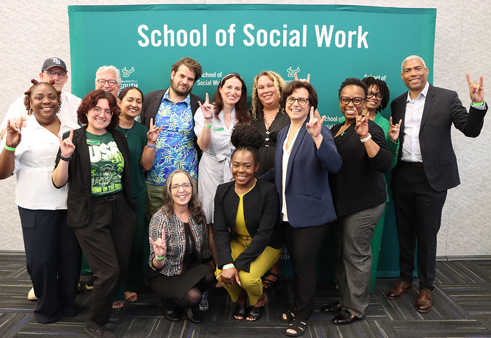 School of Social Work faculty group photo