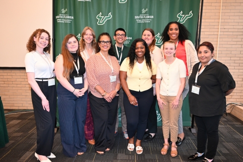 ITRE's new cohort takes a group photo