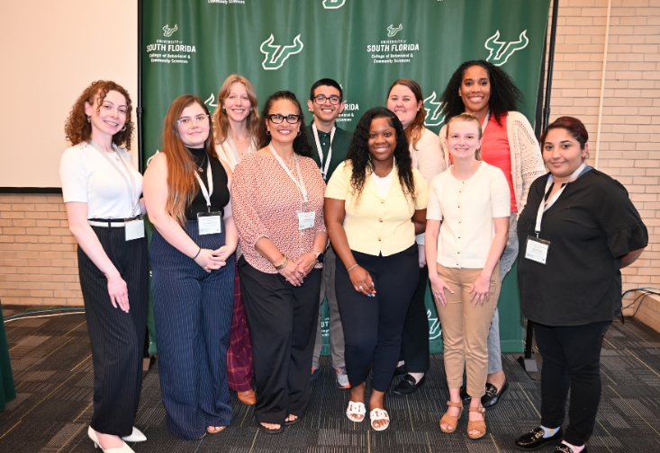 ITRE's new cohort takes a group photo