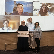 Joanne Elayoubi, William Haley and Alison Salloum