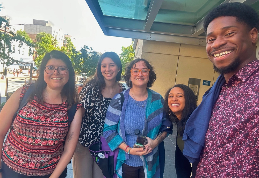Karah Greene takes a photo with other gmhCONNECT attendees