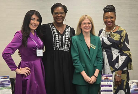 Melissa Malone, Makeba Huntington-Symons, Nik Lampe, and Angela Hill