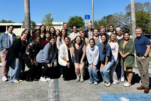 MFT graduate students and faculty at the four-day EFIT training