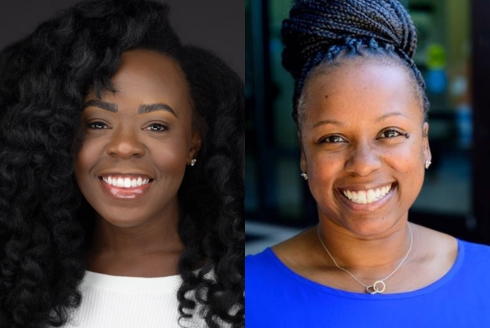 Brittany Peters and Khalilah Caines