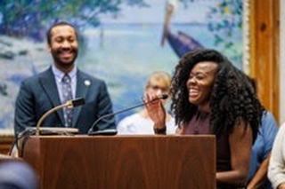 Brittany Peters speaking