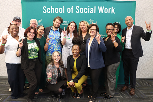 School of Social Work faculty group photo