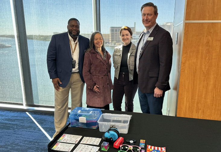Melvin Teartt, Raquel Pancho, Liz Burke, and David Ingram