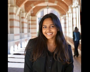 woman with long black hair
