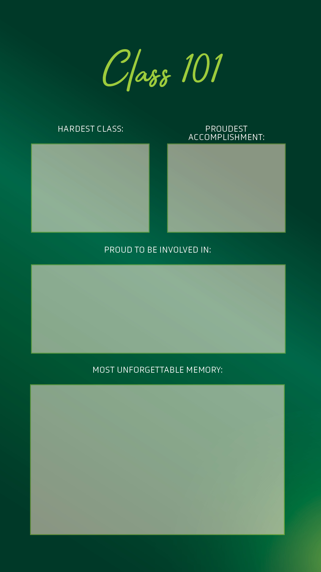 Class 101 Grad Kit