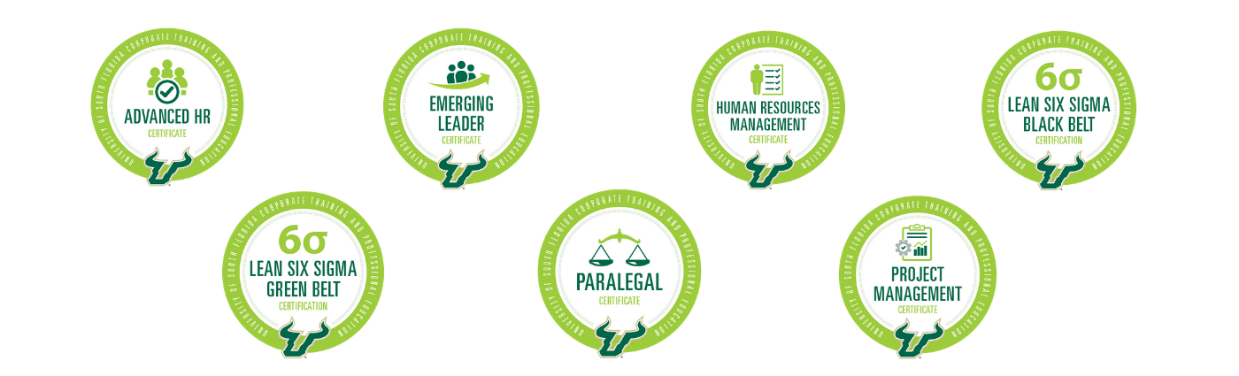 New USF Logo CTPE Badges