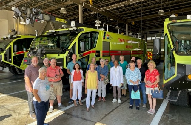 OLLI members at Tampa Airport, May 2023