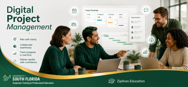 Digital Project Management Powered by Ziplines Education