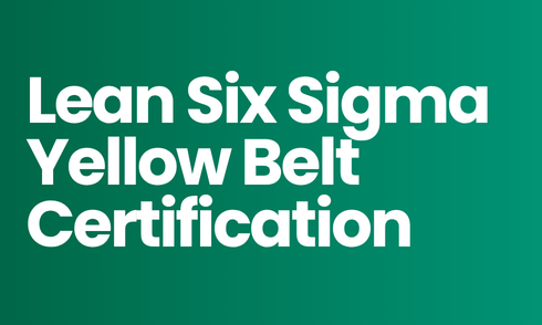 Lean Six Sigma Yellow Belt