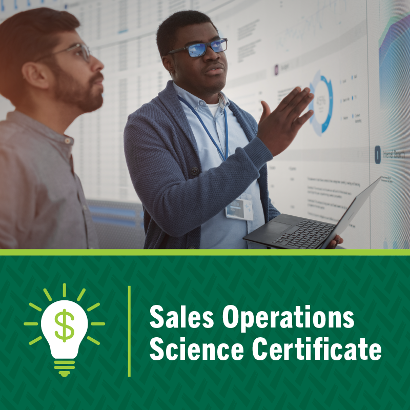 Sales operations science certificate