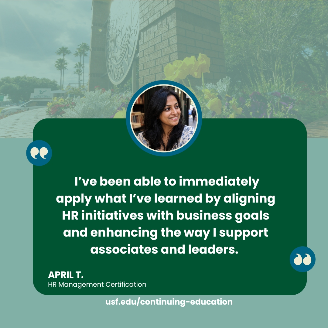 I’ve been able to immediately apply what I’ve learned by aligning HR initiatives with business goals and enhancing the way I support associates and leaders. 