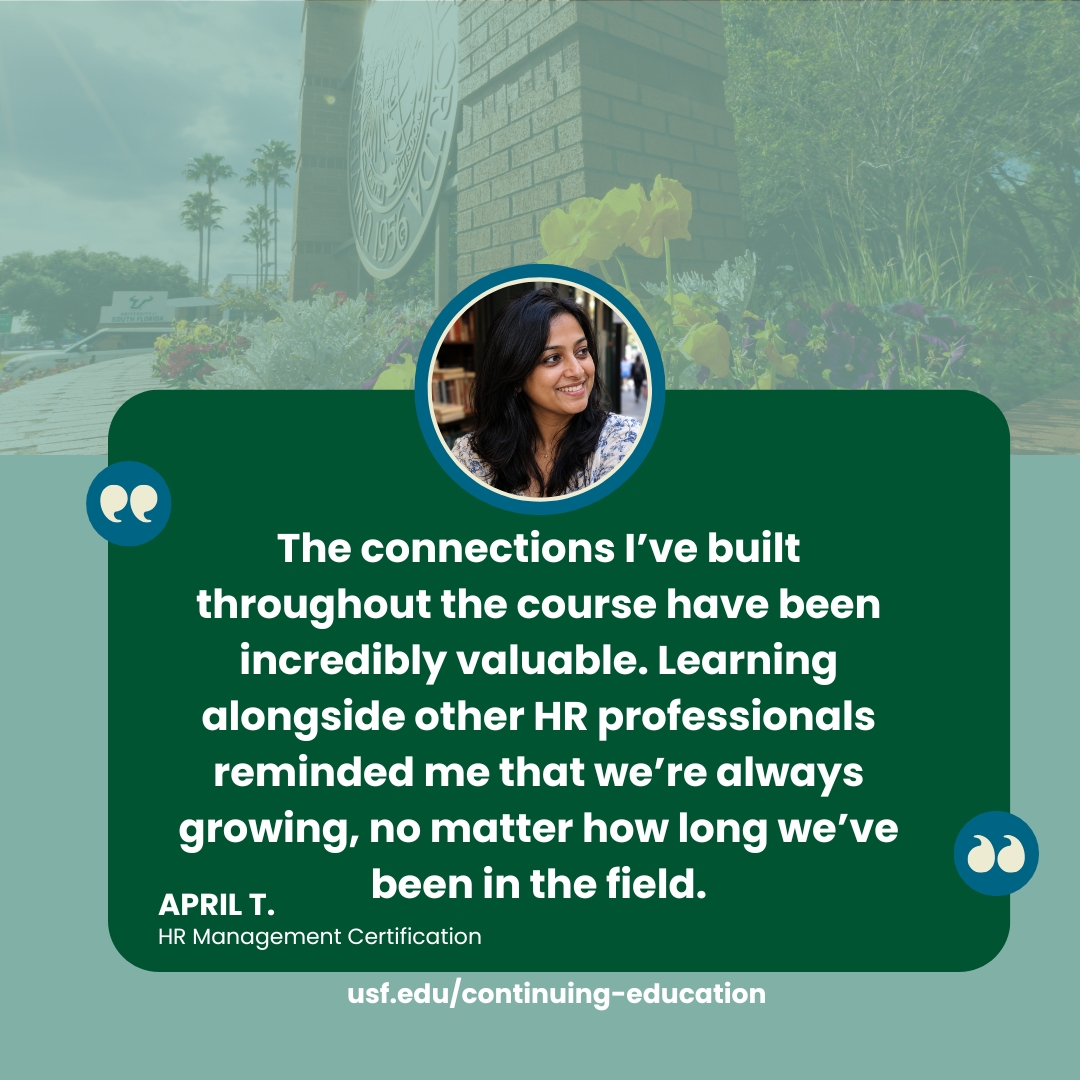 I’ve been able to immediately apply what I’ve learned by aligning HR initiatives with business goals and enhancing the way I support associates and leaders. 