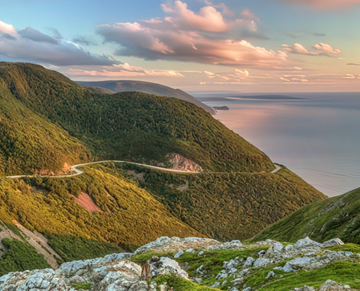 Canadian Maritimes highway