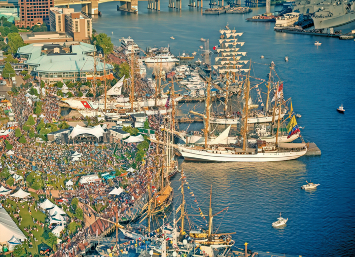 Sail250 harbor view
