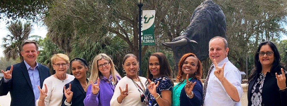 USF Educational Leadership and Policy Studies faculty at USF's Sarasota-Manatee campus