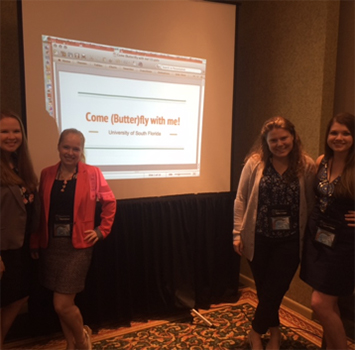 USF students presenting at National Conference