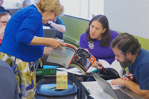 Teachers at USF's AP Summer Institute in 2019